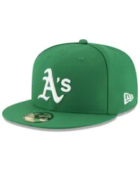 ニューエラ メンズ アクセサリー 帽子 キャップ New Era Oakland Athletics Authentic Collection 59FIFTY Fitted Cap Kelly Green グリーン