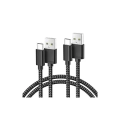 Basesailor for iPhone 17 16 Pro Max 充電ケーフ?ル【2M/2本セット】USB-A USB Type C タイフ?c コート? Apple 15 iPad/MacBook Air Samsung Galaxy S24 S2 1