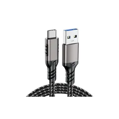 USB Type C ケーブル 0.5M USB A to USB C ケーブル 【10Gbpsデータ転送 3A急速充電】 USB3.2 Gen2標準 QC3.0対応 ナイロン編み MacBook Pro/Air、Surface、Xperia、Pixel、 0