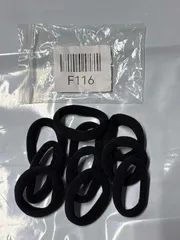 ＜在庫処分＞黒色ヘアゴム （10個入り×2パックの合計20個）　 シンプル 無地 髪ゴム まとめ売り レディース キッズ　F116　 bu1