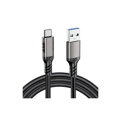 USB Type-C ケーブル 0.5M USB-A to USB-C ケーブル 【10Gbpsデータ転送 3A急速充電】 USB3.2 Gen2標準 QC3.0対応 MacBook Pro/Air、Galaxy、Pixel、Xperia等タイプc機種対応 1