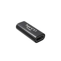 USB Type C 変換 アダプタ USB C メス to C メス USB C 中継アダプタ 10Gbps高速データ転送&100W/5A急速充電 USB3.1 延長コード for MacBook Pro、Switch、Galaxy S8、Nexus 6 1