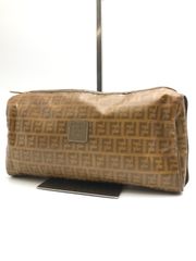 FENDI ズッカ柄 ポーチ バニティバッグ ヴィンテージ エナメル - メルカリ