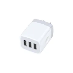 Vedfoad usb コンセント usb 充電器 3ポート 急速充電器 合計15W（5V/3.1A）3台同時充電可能 携帯充電器【PSE認証済】コンパクト 軽量 usb 充電器 出張・旅行に最適 スマホ 充電器iPhone16/15/14、Galaxy  0