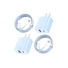 充電器-type-c (2個セット/2ポート) 20W usb タイプc 充電器 急速充電 USB-C+USB-A iPhone/Android【PSE認証&USB-C ケーブル 2m】 超低温・純正・小型 iPhone17/16/15/Pro/max/P 0