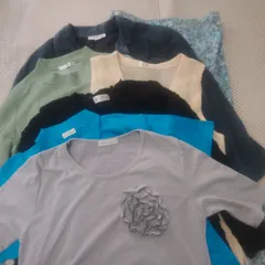 レディース服 まとめ売り 7着 セット M〜Lサイズ ミセス シニア ブラウス カットソー