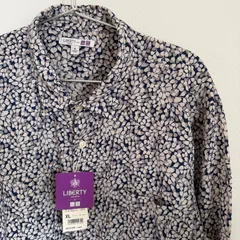 【LIBERTY LONDON × UNIQLO 新品未使用タグ付き　葉っぱ柄　トップス】
