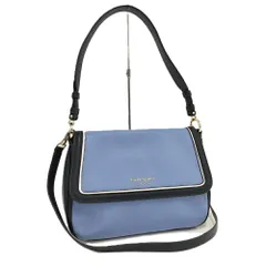 Kate spade ミディアムハドソン ショルダーバッグ レザー ブルー