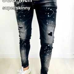 JGG.Men ジェギングメン スキニージーンズ ダメージジーンズ eb27 
