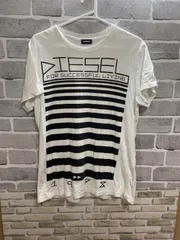 A【A36-94】◇DIESEL       サイズＭ　　Tシャツ　　白