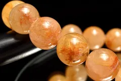 【１点物】希少◇星状結晶 フラワールチルクォーツ　11.5mm　ブレスレット パワーストーン 天然石 _MC7209