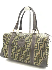 Fendi　フェンディ　ミニボストンバッグ　ズッカ　キャンバス　1321