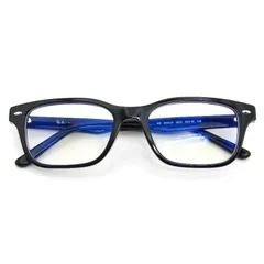 Ray-Ban レイバン メガネフレーム RB5345-D 度入り 中国製 スクエア RX5345-D フルフィット 2000 ポリッシュ ブラック 54000632