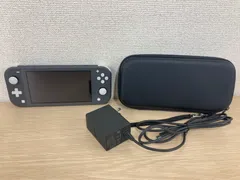 ！３【通電動作確認済】【初期化済】Nintendo Switch グレー カバー・アダプター付【ゲーム機本体】【1.5】