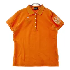 サイズ：2 PEARLY GATES パーリーゲイツ  半袖ポロシャツ  オレンジ系 [240101653301] ゴルフウェア レディース ストスト
