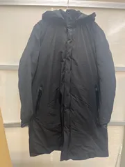 送料無料！！adidas  アディダス　メンズベンチコート　フード付き中綿コート　ブラック　XLサイズ　　#80330MOKAKE