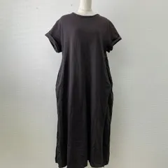 AMERICAN HOLIC ワンピース ロング チャコールグレー L 半袖 ゆったり　20260316-0015