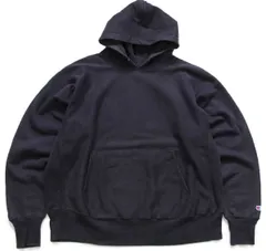 00s Championチャンピオン 無地 目無し リバースウィーブ スウェットパーカー 黒 XL★フーディー ブランク ブックストア ビッグサイズ