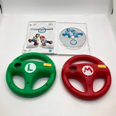 雨様専用 【動作確認済み】ニンテンドー Wii マリオカート ハンドル 2個 セット