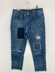 デニムパンツ ウエスト61　ヒップ81 ブルー