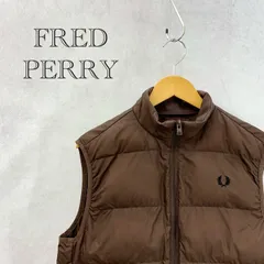 Fred Perry 中綿 ベスト J8522 アウター M ブラウン  メンズ ファッション _201023
