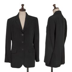 JIL SANDER ウール シルク ストライプ テーラード ジャケット - メルカリ