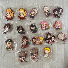 鬼滅の刃　カプセルラバーマスコット　ストラップ　ラバスト　甘露寺　時透無一郎　義勇　しのぶ　煉獄　小芭内　108