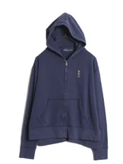 【お得なクーポン配布中!】 ポロベア ポロ ラルフローレン フルジップ スウェット フード パーカー メンズ レディース M トレーナー 裏起毛 キャラクター ワンポイント
