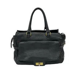 PotioR(ポティオール) ハンドバッグ 黒 レザー