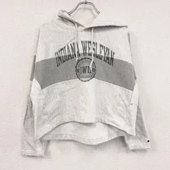 古着 used　Champion　チャンピオン　リバースウィーブ　スウェットパーカー/フーディー　アーチプリント　霜降りグレー　Lサイズ