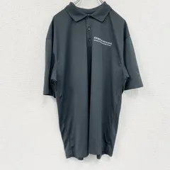 古着 used　NIKE GOLF　ナイキゴルフ　半袖ポロシャツ　刺繍ロゴ　黒　ブラック　Lサイズ