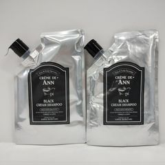 CREME DE ANN Black Cream Shampoo 400g×2 - メルカリ