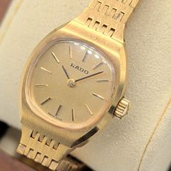 RADO レディース 手巻き ゴールド スクエア 稼働 ヴィンテージ 極小