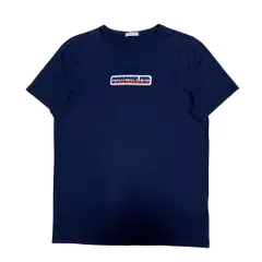 MONCLER 刺繍　四角ロゴ　ワッペン　Ｓ　ネイビー Tシャツ 2S9