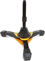 Morisho Flute, Clarinet, Oboe Instrument Stand with Anti-Slip Pads, Foldable, Compact, Stable, 3-Legged, Fixed for Wind Instruments (Yellow)