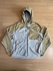 M NIKE ACG ウルフ ツリー ポーラテック PLUS フリース フーディー ジップアップ ベージュ