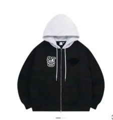 SEVENTEEN ななbnb フードジップアップ ネイビー(新品)