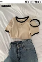 モデストムード ムードTシャツ ベージュ