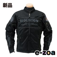 HOUSTON  ヒューストン モーターサイクルライディングジャケット  ブラック 2XLサイズ HTVA2510SBK2 (2649768)