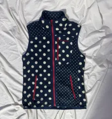 コロンビア ドット パータン フリース ベスト