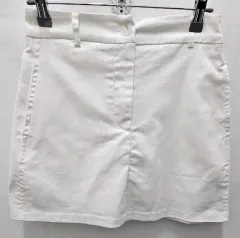 白ミニスカートキュロット