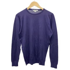 JOHN SMEDLEY(ジョンスメドレー) 長袖セーター サイズXS メンズ パープル