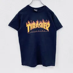 古着 used　THRASHER　スラッシャー　半袖プリントTシャツ　黒　ブラック　Sサイズ