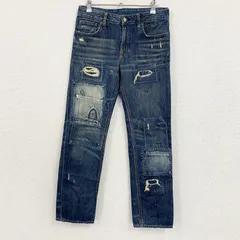 古着 used　Polo Ralph Lauren　ラルフローレン　デニムパンツ/ジーンズ　パッチワーク加工　インディゴ　16サイズ