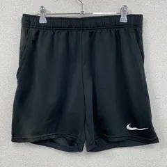 古着 used　NIKE　ナイキ　DRI-FIT　ハーフパンツ/ショートパンツ　スウッシュ　黒　ブラック　Lサイズ