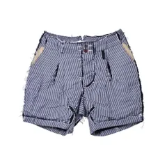 TAKAHIRO MIYASHITA The SoloIst. カットオフ ヒッコリー ハーフパンツのサムネイル
