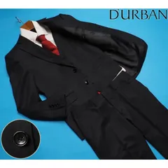 新品 STUDIO by DURBAN ダーバン 秋冬総裏 Super120'S ウール100% ミニダイヤ柄 スリーピース スーツAB4濃灰(98) 0402272