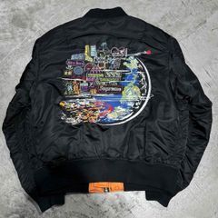 Supreme 20AW Globe MA-1 Jacket - メルカリ