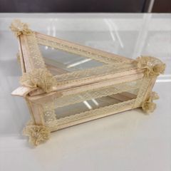 アンティーク調 木製レースティッシュボックス - メルカリ