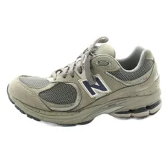 ニューバランス NEW BALANCE スニーカー ローカット スエード メッシュ US7.5 25.5cm グレー ML2002RA /KU